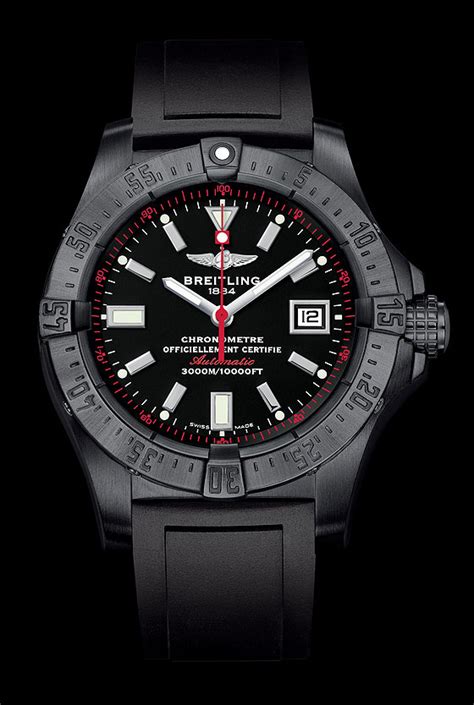 all black breitling watch|Breitling watches for men black.